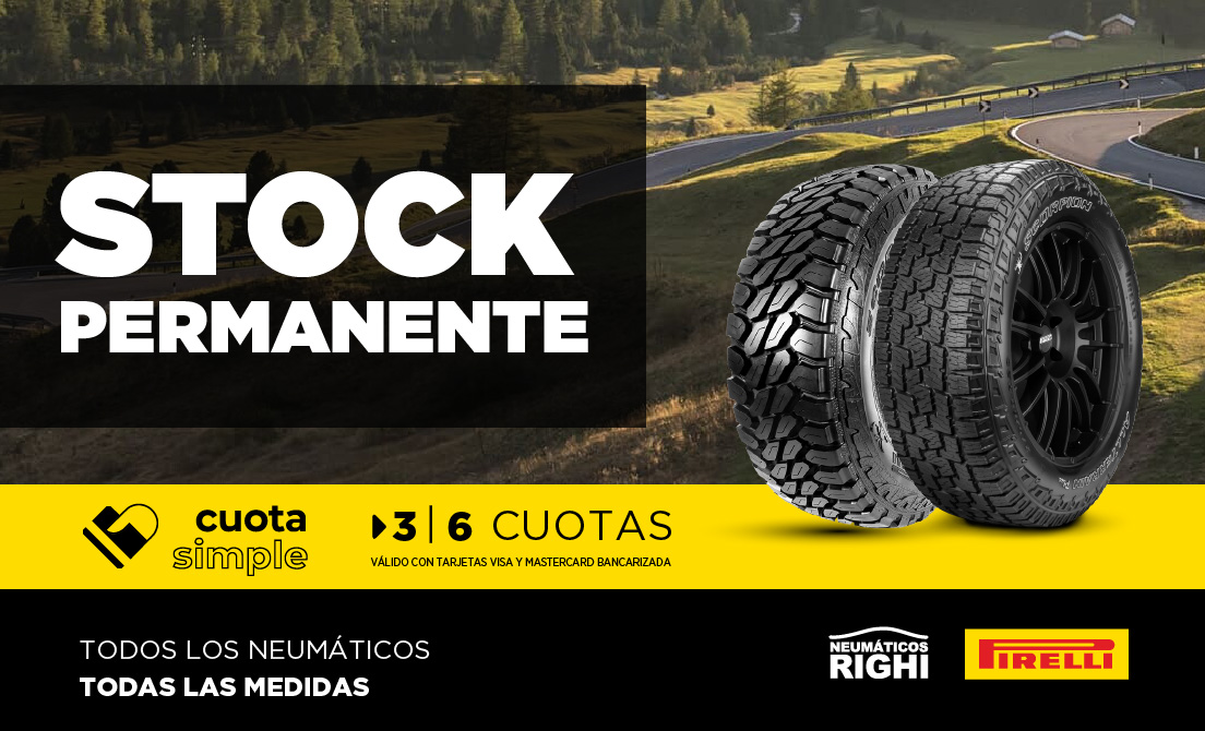 Stock Permanente - Neumáticos Righi