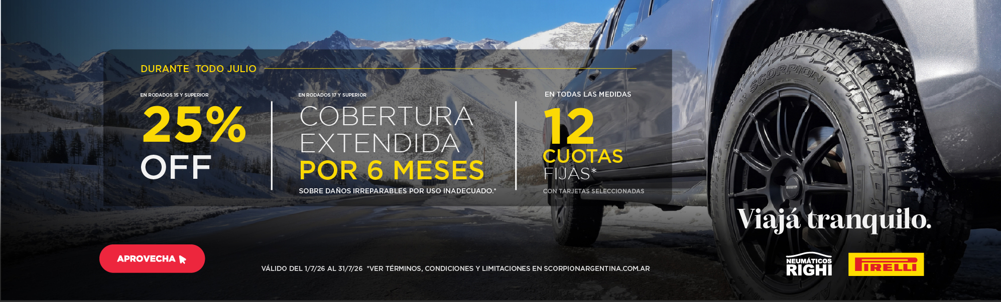 Viajá tranquilo - Cobertura Extendida por 6 meses! últimos días